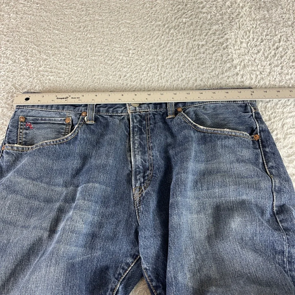 Polo Ralph Lauren Authentic Dungarees Mens 36x30 Blue Straight Leg Denim Jeans